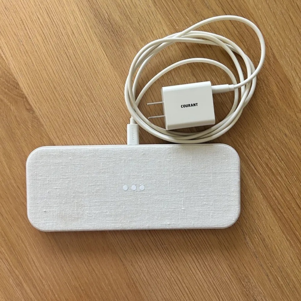 Courant Multi-Device Wireless Charging Pad - Natural Linen